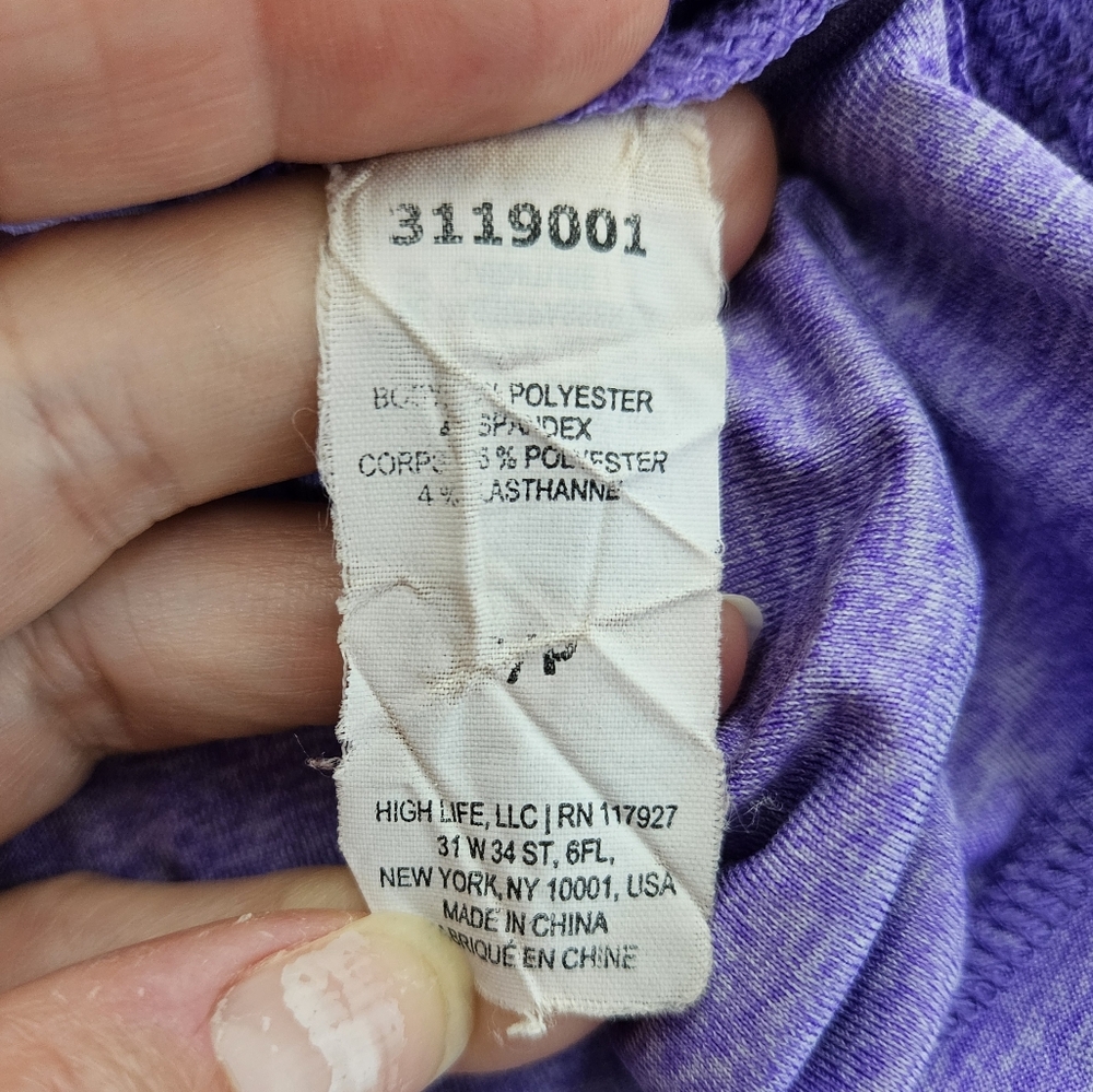 Small Lightweight Head athletic shirt Purple - Picture 7 of 8